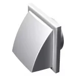 Lauko ventiliacijos grotelės Haushalt, plastikas, 100 mm