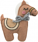 Žaislas katėms su katžole Trixie Horse 45534, rudas, 10 cm
