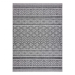 Kilimas vidaus Hacano Vinea Zigzag, baltas/juodas, 170 cm x 120 cm