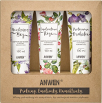 Plaukų priežiūros priemonių rinkinys Anwen Rose + Orchid + Lilac, 3 vnt., 300 ml