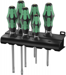 Atsuktuvų rinkinys Wera 05105656001, kryžminis, izoliuotas, 15 cm, 6 vnt.