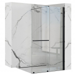 Du&scaron;o sienelė Rea Cortis Walk-in, 120 cm x 199 cm, skaidri sp./juoda sp.