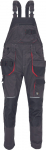 Darbinis puskombinezonis vyrams Safeworker Reusel, antracito/raudona, 62 dydis