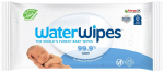 Drėgnos servetėlės kūdikiams, odos valymui, vaikams WaterWipes, 420116, 48 vnt.