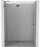 Du&scaron;o durys Mexen Lunar 834-135-000-66-00-L, 135 cm x 200 cm, pilka sp./grūdintas