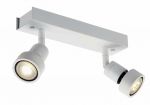&Scaron;viestuvas lubų ir sienų SLV Puri 2, GU10, 2 x 50 W, balta sp.