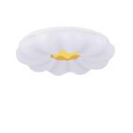 &Scaron;viestuvas lubų Light Prestige Ariva, LED, 4000 &deg;K, 1 x 23 W, balta sp./geltona sp., 39 x 39 cm