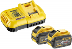 Akumuliatoriaus ir įkroviklio komplektas Dewalt DCB118, 18 - 54 V, li-ion, 9000 mAh