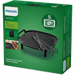 Prekė su pažeista pakuote. Kar&scaron;to oro gruzdintuvės priedų rinkinys Philips Grill Kit XXL HD9959/00