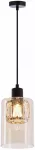 &Scaron;viestuvas lubų Candellux Lighting Ducato 31-51578, E27, 1 x 40 W, gintaro sp. / juoda sp.
