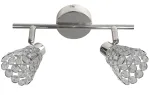 &Scaron;viestuvas lubų Candellux Lighting Glossy 92-97470, G9, 2 x 40 W, skaidri sp./chromo sp. / chromo sp.