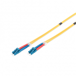 Laidas Digitus Fiber Optic Patch Cord LC / LC LC Optic, LC Optic, 2 m, geltona sp.