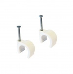 Kabelio laikiklis Okko, 20 - 25 mm, balta sp., 20 vnt.