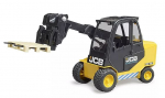 Žaislinis keltuvas Bruder JCB Teletruk 02512, 1:16, juoda sp./geltona sp.