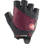 Dviratininko pir&scaron;tinės vyrams/moterims Castelli Rosso Corsa, bordo/juoda, S