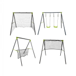 Sūpynių stovas Hatis 6 in 1, 180 cm, 186 cm, žalia sp.