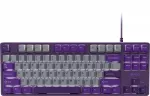 Laidinė žaidimų klaviatūra Fury Kanabo K2 NFU-2350, Anglų (US), pilka sp./violetinė sp.