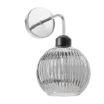 &Scaron;viestuvas sieninis Candellux Lighting Verton 21-48493, E27, 1 x 40 W, sidabro sp. / chromo sp.