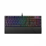 Laidinė žaidimų klaviatūra Asus ROG Strix Scope II X A14 V2 90MP03XF-BKUA20, Anglų (US), juoda sp.