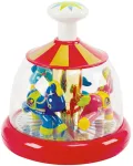 Lavinimo žaislas PlayGo Infant & Toddler Push & Spin Carousel, 22.5 cm, įvairių spalvų