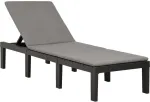 Lauko gultas VLX Sun Lounger 315829, juoda sp.