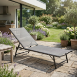 Lauko gultas Tela C4025, antracito sp., 182 cm x 55 cm x 57.5 - 95.5 cm