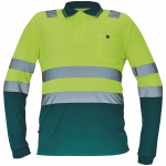 Darbiniai mar&scaron;kinėliai vyrams Cerva Leon HV, geltona/žalia, 5XL dydis