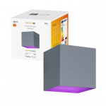 Sieninis lauko &scaron;viestuvas Hombli Smart, 6W, LED, IP44, pilka sp., 10 cm x 10 cm