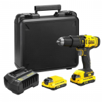 Akumuliatorinis suktuvas-gręžtuvas su akumuliatoriumi Stanley SFMCD711C2K-QW, 18 V, 1.5 Ah