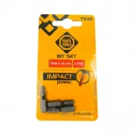 Smūginiai atsuktuvų antgaliai Forte Tools BT03C-25TX20, TX20, 25 mm