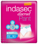 Sauskelnės Indasec, Large, 12 vnt.
