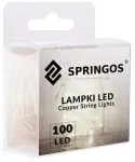 Lempučių girlianda Springos CL0019, 9.9 m, &scaron;altai balta sp., 100 LED