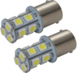Automobilio lemputė BA15S, LED, sidabro, 12 V