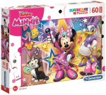 Dėlionė Clementoni SuperColor Maxi Disney Minnie 26443, 62 cm x 42 cm, 60 vnt.