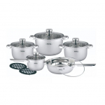 Puodų ir keptuvių rinkinys Rosberg R51210L12BM
