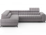 Kampinė sofa Kanedo, tamsiai pilka sp., kairinė, 204 x 269 cm x 86 cm