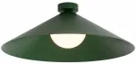 &Scaron;viestuvas lubų Emibig Mono 1L 1880/1L, E14, 1 x 10 W, balta sp. / žalia sp., 50 x 50 cm