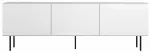 Televizoriaus spintelė Elme Studios Inar, balta matinė sp., 40 cm x 180 cm x 61 cm