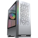 Kompiuterio korpusas Cougar Gaming MX430 Air RGB, skaidri sp./balta sp.