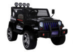 Vaiki&scaron;kas elektromobilis Jeep S2388, juoda sp.