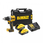 Akumuliatorinis gręžtuvas su akumuliatoriumi Dewalt DCD800H2T-QW, 18 V, 5 Ah