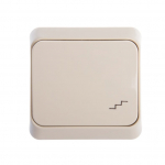 Perjungiklis Schneider Electric Prima, 1 kl., smėlio sp.