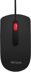 Kompiuterio laidinė pelė Wesdar X18, usb / ps/2 laidas, juoda sp.
