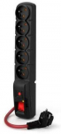 Buitinis ilgintuvas Acar F5 Power, W2291, 3 x 1,5 mm&sup2;, 5 m, 5 lizdų