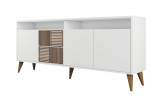 Komoda Kalune Design Milan 845HCT5321, ruda sp./balta sp., 78.6 cm x 180 cm x 35 cm