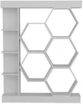 Pastatoma lentyna Kalune Design Sueno 322RTC1110, balta sp., 177.4 cm x 140 cm x 29.6 cm