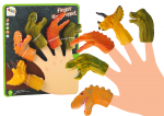 Pir&scaron;tininė lėlė Lean Toys Dinosaurs, 8 cm, įvairių spalvų