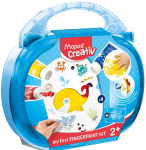 Pie&scaron;imo rinkinys, dažai pie&scaron;imui pir&scaron;tais Maped Creativ Creativ, mėlyna sp./raudona sp./geltona sp.