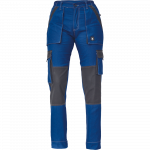 Darbo kelnės moterims Cerva Max Summer, mėlyna/juoda, 46 dydis