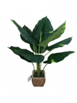Dirbtinis augalas vazone Homla, žalia, 60 cm